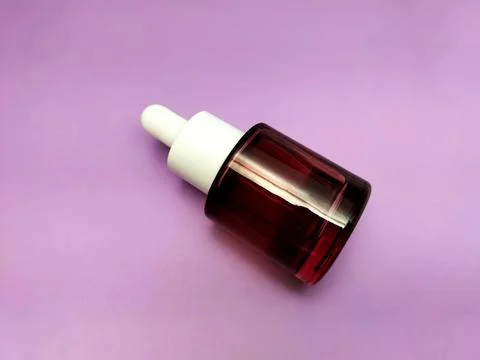 Plastic bottle with a dropper cap Stock Photos