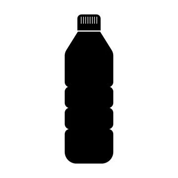 Plastic bottle icon Illustrazione stock