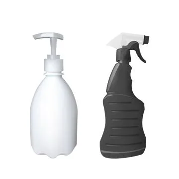 Plastic bottle. Stock Illustration