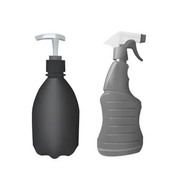 Plastic bottle. Stock Illustration