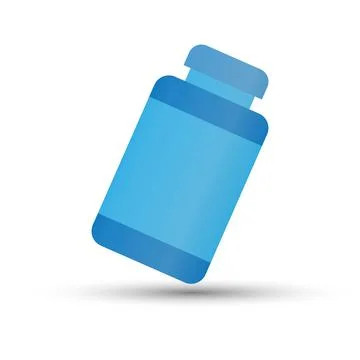 Plastic bottle Stock Illustration