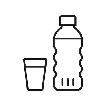 Plastic bottle Stock Illustration