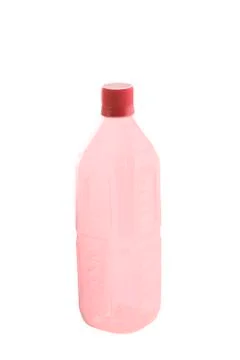 Plastic bottle isolated on white 스톡 사진