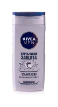 Plastic bottle of L'Oreal Paris Elseve Fall Resist3x Protect Shampoo Stock Photos