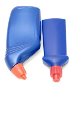 Plastic bottle macro Stock Photos