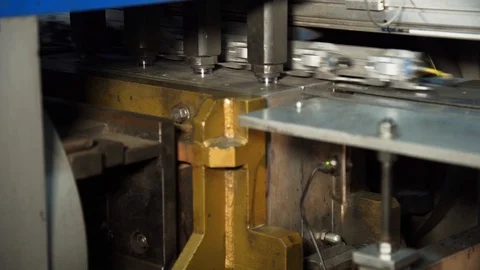 Plastic Bottle Making Machine. Production Line of PET Bottles. Plastic Bottles Stock Footage 99207686