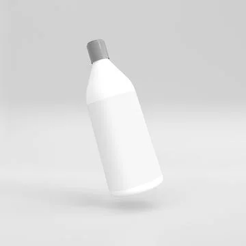 Plastic bottle mockup イラスト素材
