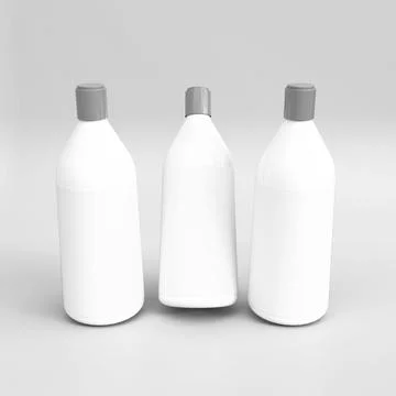 Plastic bottle mockup イラスト素材