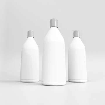 Plastic bottle mockup イラスト素材