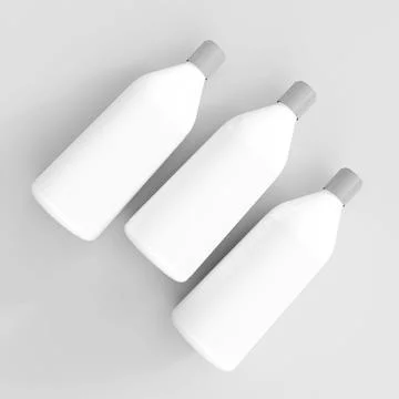 Plastic bottle mockup イラスト素材