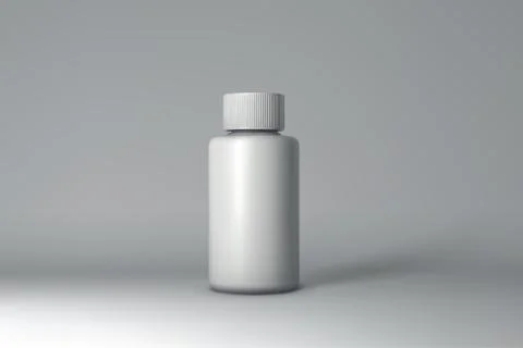 Plastic Bottle Packaging Mock-up. Vector Illustration Stock Illustration