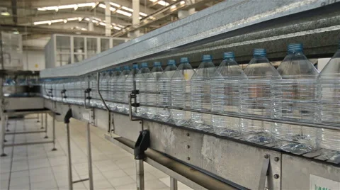 Plastic bottle production Stock Footage 46860449