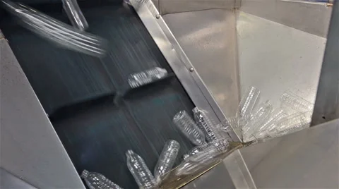 Plastic bottle production Stock Footage 47209524