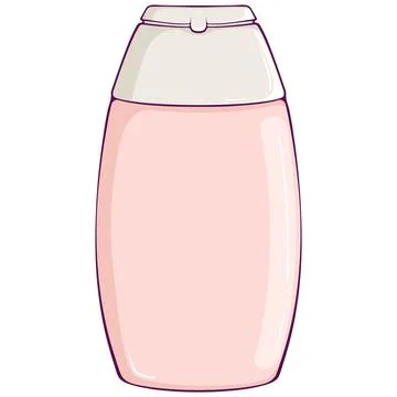 Plastic bottle shampoo color Stock Illustration