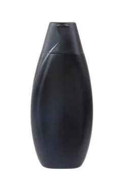 Plastic bottle of shampoo Stock Photos