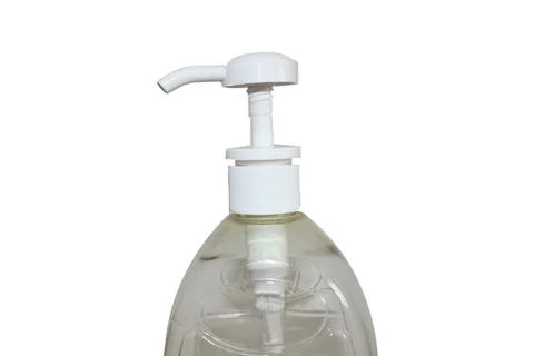 Plastic bottle of shampoo Stock Photos