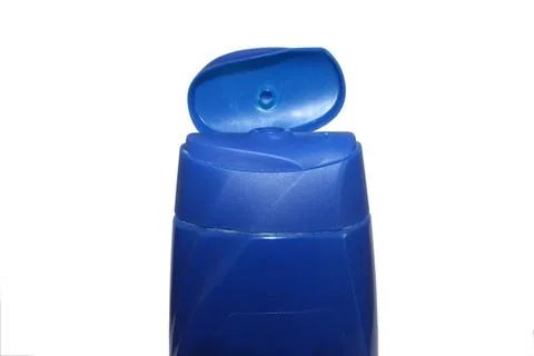 Plastic bottle of shampoo Foto stock