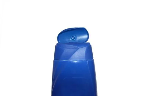 Plastic bottle of shampoo Foto stock