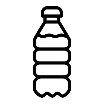 Plastic bottle Vector Icon Design Illustration Stock Illustration