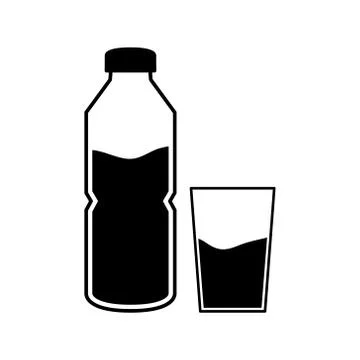 Plastic bottle vector illustration Stock Illustration