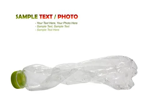 Plastic bottle waste Stock Photos