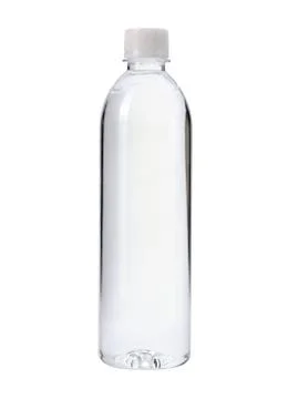 Plastic bottle of water isolated on a white background Stock Photos