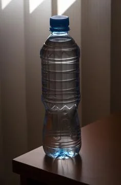 Plastic bottle with water Stock Photos
