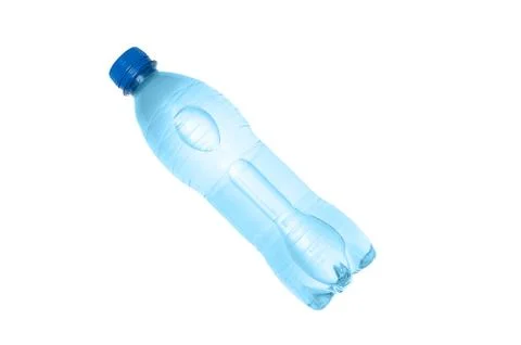 Plastic bottle of water. White isolate Stock Photos