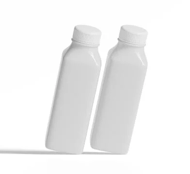 Plastic bottle white color solid texture (4) Stock-Illustration