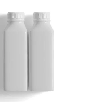 Plastic bottle white color solid texture (12) Ilustración de archivo