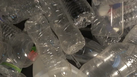 Plastic Bottles being Dumped Video stock 232494669