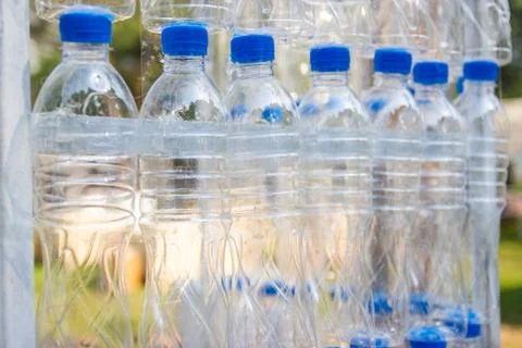 Plastic bottles, Concept Reduce the use of plastic bottles reuse Stock Photos