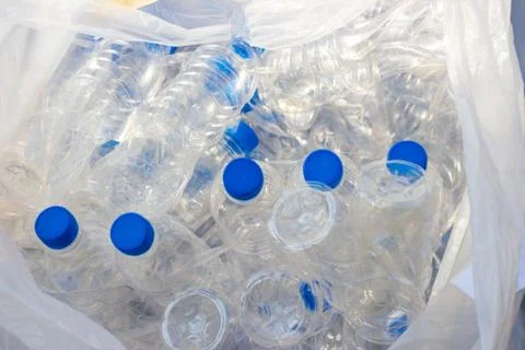 Plastic bottles, Concept Reduce the use of plastic bottles reuse 스톡 사진