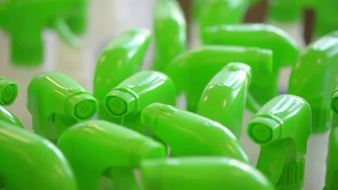 Plastic Bottles Factory Line Stock Footage 71414765