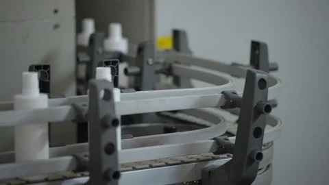 Plastic Bottles Factory Line 스톡 동영상 71415320