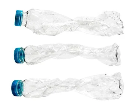 Plastic bottles isolated Stock Photos
