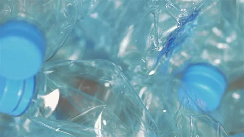 Plastic bottles loopable background in 4… | Stock Video | Pond5