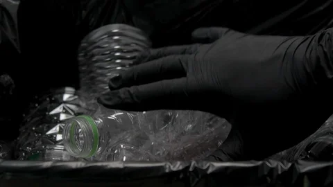 Plastic bottles for recycle. Video stock 103027047