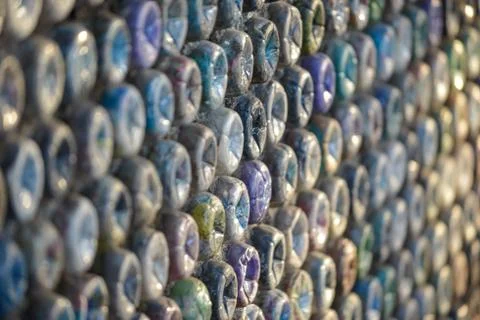 Plastic Bottles Wall Stock Photos