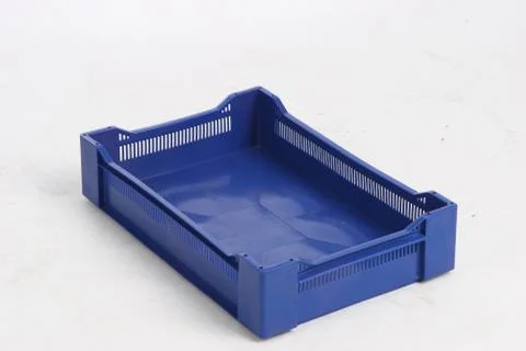 Plastic box on a white background Stock Photos