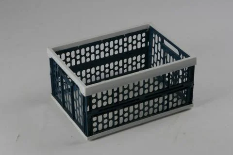 Plastic box on a white background Foto stock