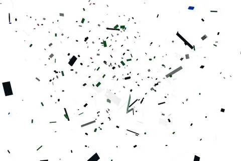 Plastic bricks explosion Ilustración de archivo