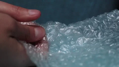 Plastic bubble wrap Stock Footage 144546803