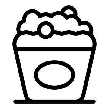 Plastic bucket full of soapy water for cleaning Stock-Illustration