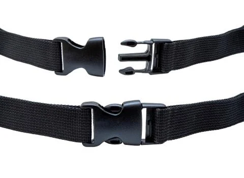 Plastic buckle isolated Stock Photos