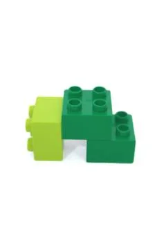 Plastic building blocks Stock Photos