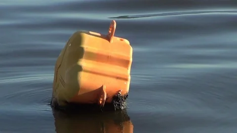 Plastic buoy Stock Footage 112140710