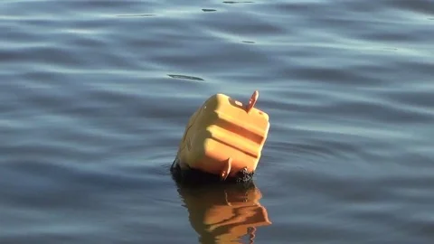 Plastic buoy Stock Footage 112140751
