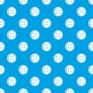 Plastic button pattern seamless blue 스톡 일러스트