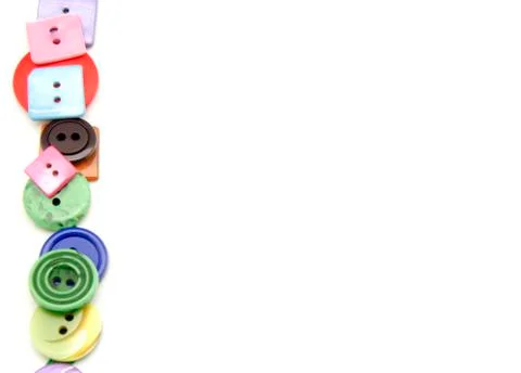 Plastic buttons Stock Photos